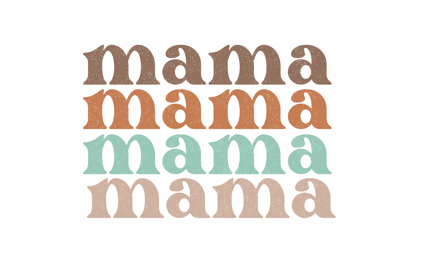 Mama Frosted Glass Can