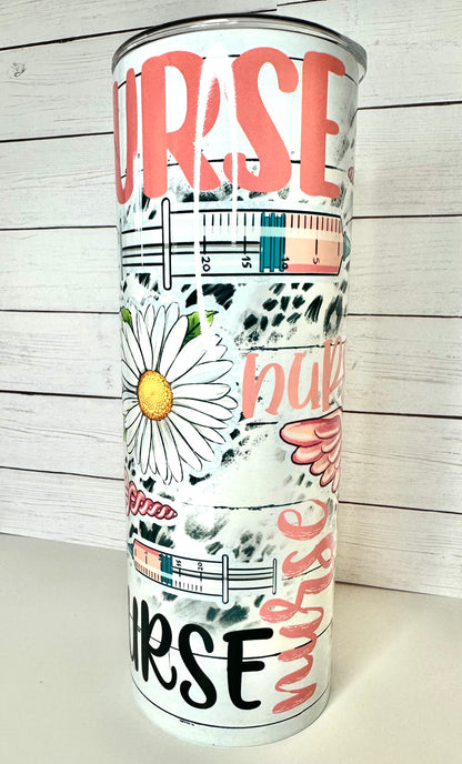 Nurse Collage Tumbler