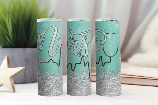 Nurse EKG Tumbler