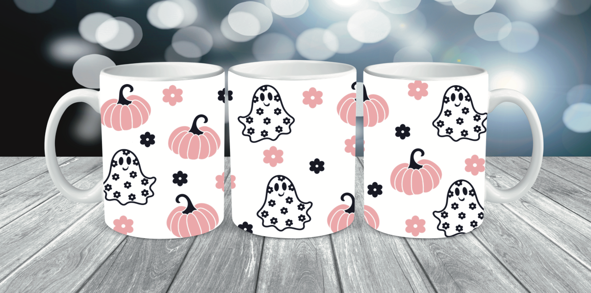 Pink Pumpkin Coffee Mug